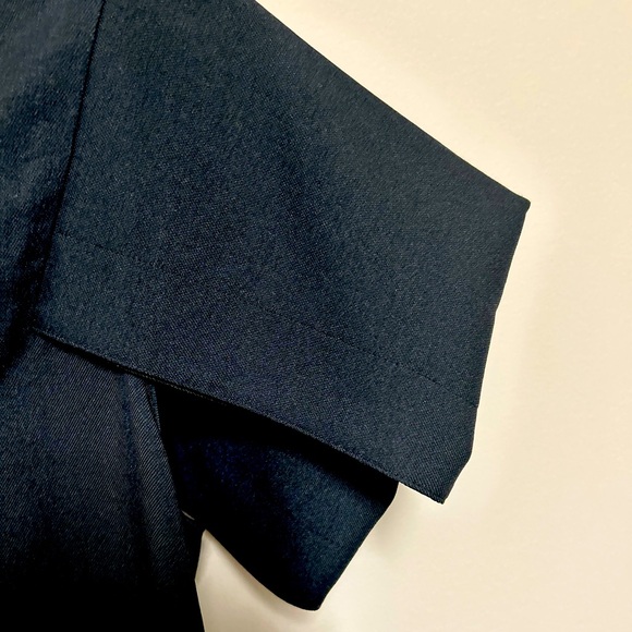 Black TIBI Short Shelve Blouse (Small) - Picture 8 of 8